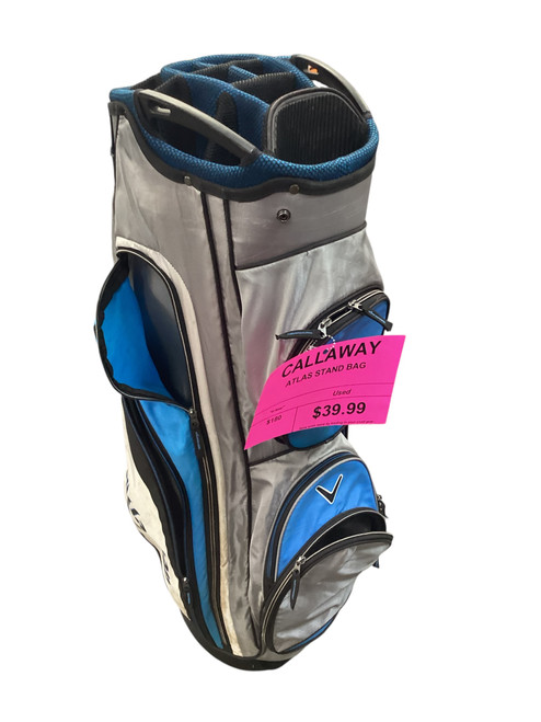 Vist Large View of Product Image Which is Used Callaway ATLAS STAND BAG Mens Stand Bag Grey