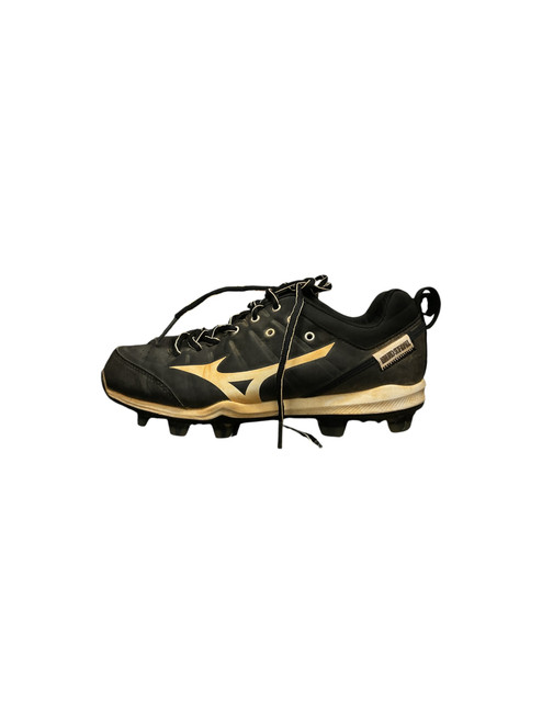 Vist Large View of Product Image Which is Used Mizuno BLACK SOFTBALL CLEATS BB/SB Cleats Black Youth 07.5
