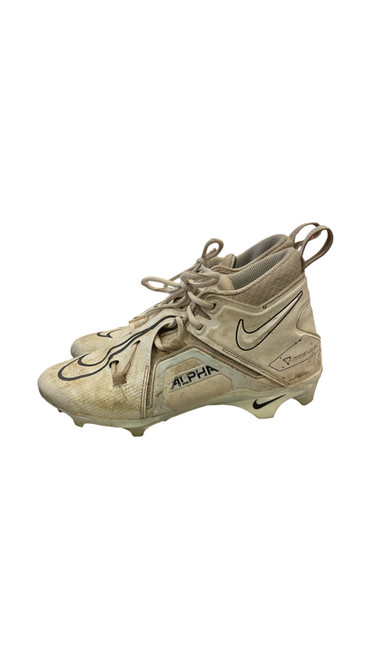 Vist Large View of Product Image Which is Used, Nike, Adult, football, Cleats, White, Senior, 8.5