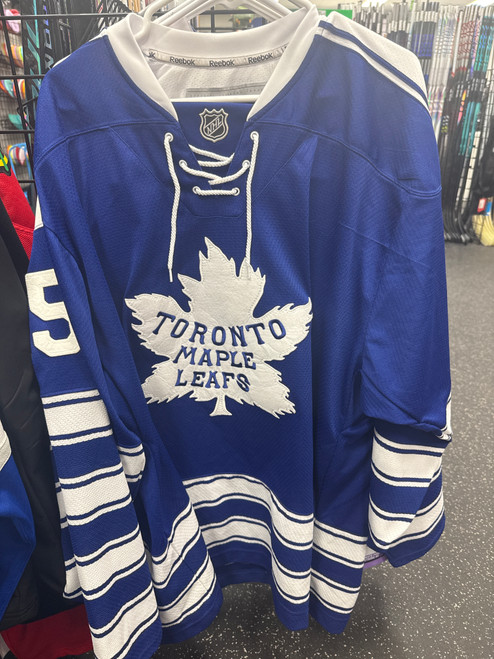 Vist Large View of Product Image Which is Used Reebok Maple Leafs 2014 Winter Classic Johnathan Bernier Jersey Size XL