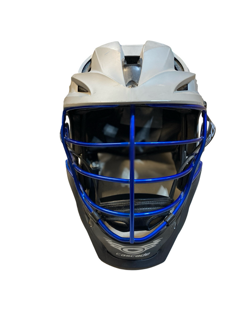 Vist Large View of Product Image Which is Used Cascade LACROSSE HELMET Lacrosse Helmet Grey One Size