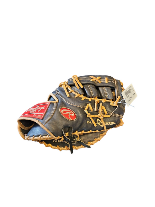 Vist Large View of Product Image Which is Used Rawlings GG ELITE BB/SB First Base RH Throw Black 12 3/4"