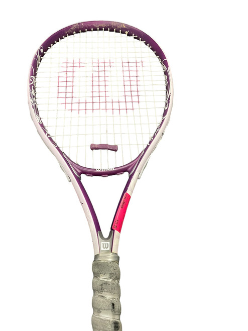 Vist Large View of Product Image Which is Used Wilson HOPE Adult Tennis Racquet Pink Unknown