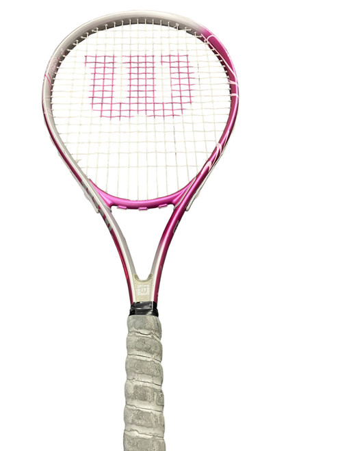 Vist Large View of Product Image Which is Used Wilson HOPE Adult Tennis Racquet Pink Unknown