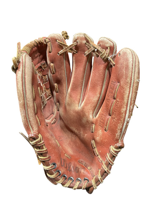 Vist Large View of Product Image Which is Used Wilson FIELDMASTER BB/SB Glove RH Throw Brown 11"