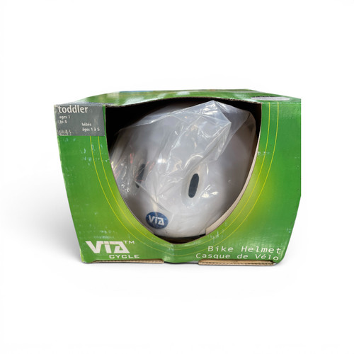 Vist Large View of Product Image Which is Used VIA CYCLE Bike Helmet White XS