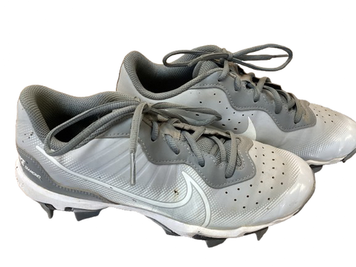 Vist Large View of Product Image Which is Used Nike DIAM BB/SB Cleats Grey Youth 06.0