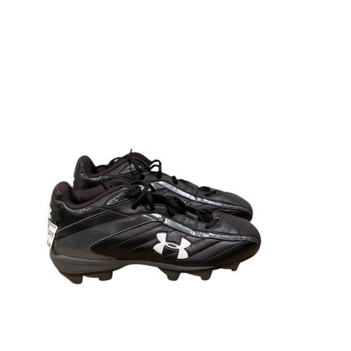 Vist Large View of Product Image Which is Used Under Armour Adult FB Cleats Black Senior 9