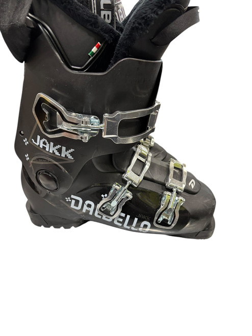Vist Large View of Product Image Which is Used Dalbello JAKK Mens DH Ski Boot Black And White 275 MP - M09.5 - W10.5