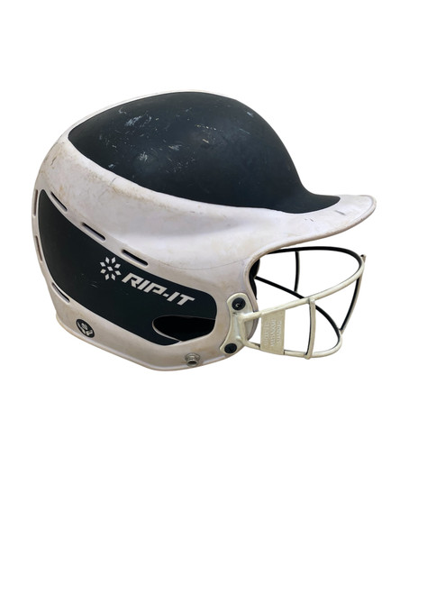Vist Large View of Product Image Which is Used RIP-IT PRO MATTE HELMET Batting Helmet w/Mask Black M/L