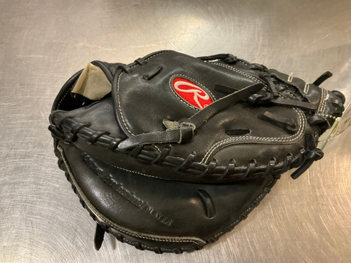 Vist Large View of Product Image Which is Used Rawlings GGCM325G BB/SB Catchers RH Throw Black 32 1/2"