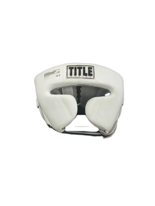 Vist Large View of Product Image Which is Used Title Boxing Boxing Headgear White