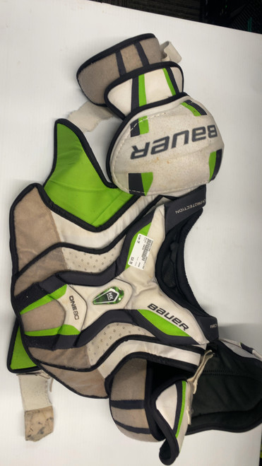 Vist Large View of Product Image Which is Used Bauer ONE80 Senior Shoulder Pads SM