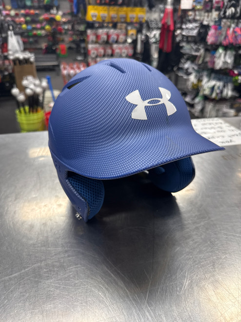 Vist Large View of Product Image Which is Used Under Armour UABH2-100 Batting Helmet No Mask Royal Blue One Size