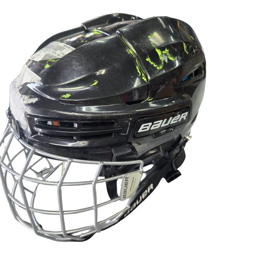 Vist Large View of Product Image Which is Used Bauer PRODIGY YOUTH HELMET COMBO Helmet Cage Combo Black One Size