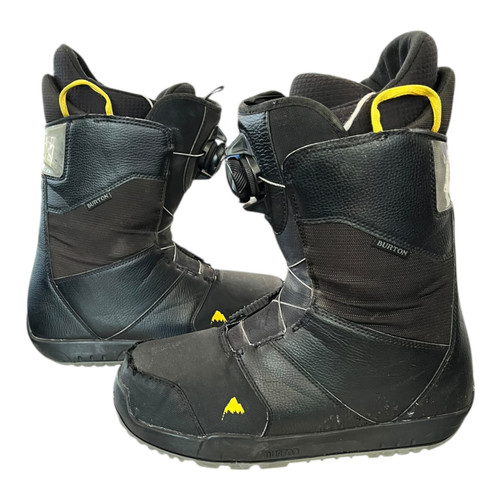 Vist Large View of Product Image Which is Used Burton PROGRESSION BOA Mens Snowboard Boots Black Senior 11