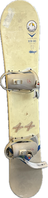 Vist Large View of Product Image Which is Used Vision WHT Womens Snowboard Only White 151 cm