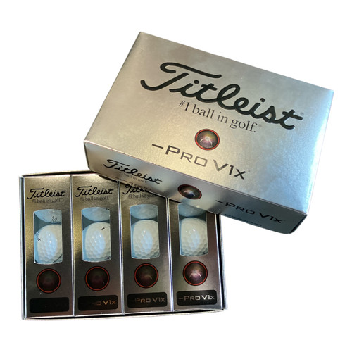 Vist Large View of Product Image Which is Used Titleist PRO V1X 12 Pack - Golf Balls