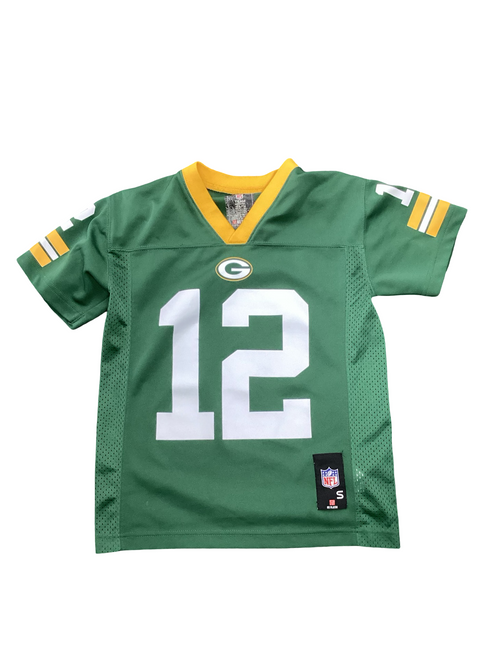 Vist Large View of Product Image Which is Used AARON RODGERS PACKERS FB Top Youth Green SM