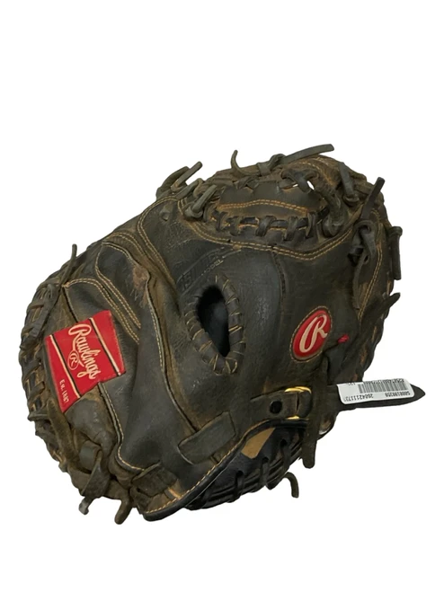Vist Large View of Product Image Which is Used Rawlings RCMBB BB/SB Catchers RH Throw Black 32 1/2"
