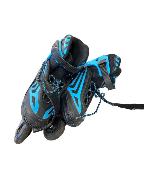 Vist Large View of Product Image Which is Used PAPAISION Junior Rec Fitness Skates Black Adjustable