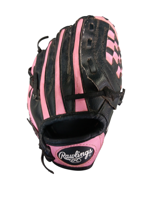 Vist Large View of Product Image Which is Used Rawlings PLAYER SERIES BB/SB Glove T-ball Black 9"