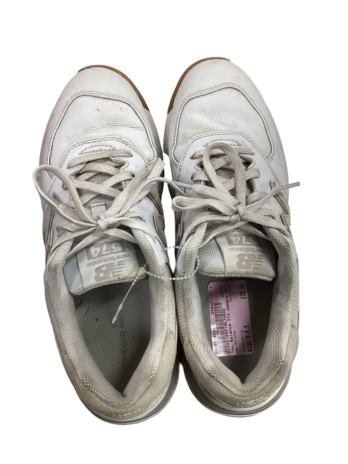 Vist Large View of Product Image Which is Used New Balance 574 Womens Golf Shoes White Senior 8.5