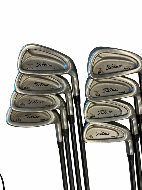 Vist Large View of Product Image Which is Used Titleist 981 DCI Mens Iron Set RH 3I-PW