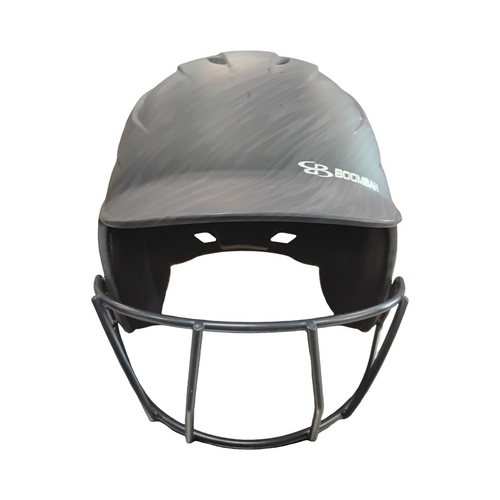 Vist Large View of Product Image Which is Used BoomBah BBH2SP-SR Batting Helmet w/Mask Navy Blue LG
