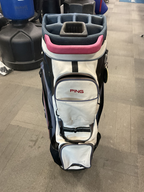 Vist Large View of Product Image Which is Used Ping TRAVERSE Mens Cart Bag White