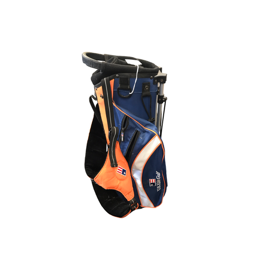 Vist Large View of Product Image Which is Used USA Jr Stand Bag Royal Blue