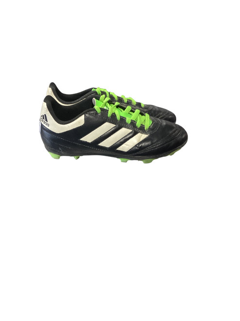 Vist Large View of Product Image Which is Used Adidas Soccer Cleats Black Junior 02.5
