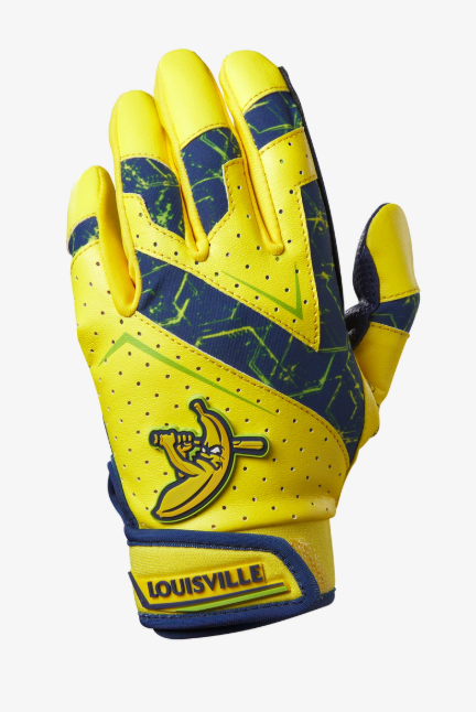 Vist Large View of Product Image Which is New BANANAS BATTING GLOVE YL