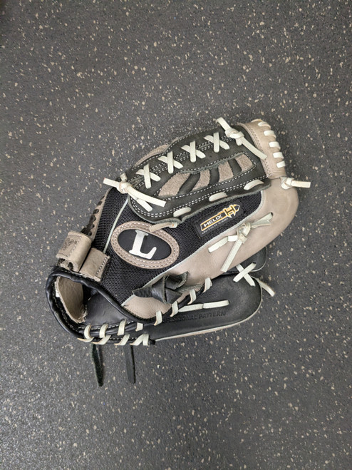 Vist Large View of Product Image Which is Used Louisville Slugger TPX BB/SB Glove RH Throw Grey 11 1/2"