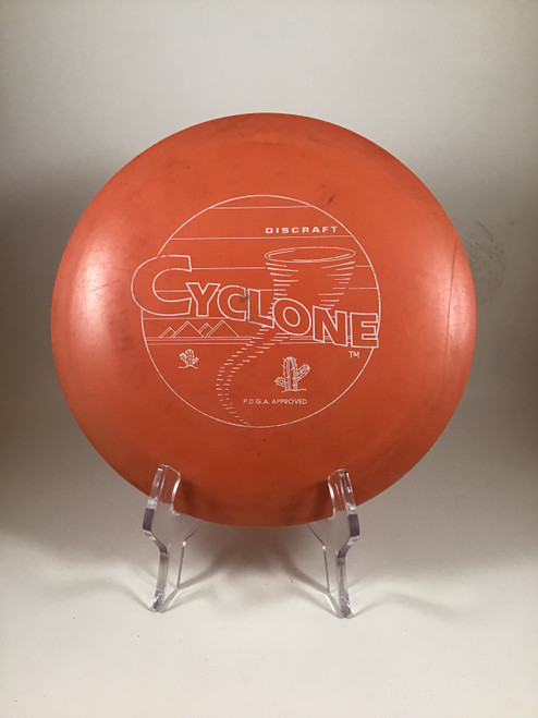 Vist Large View of Product Image Which is Used Discraft PRO D CYCLONE Disc Golf Driver Red 175g
