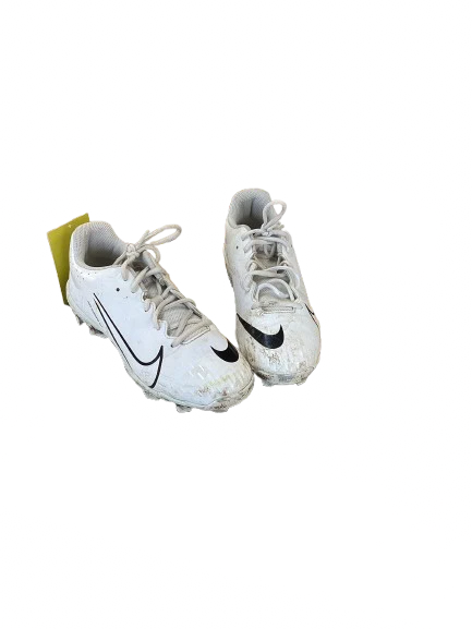 Vist Large View of Product Image Which is Used Nike HYPER DIAMOND BB/SB Cleats White Junior 05.5