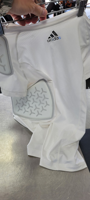 Vist Large View of Product Image Which is Used Adidas MEDIUM PADDED FB Top Youth White MD