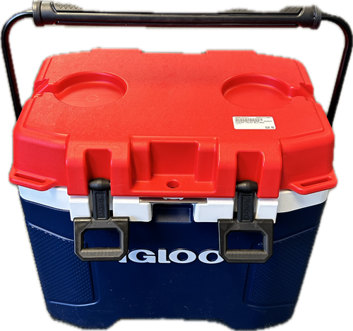 Vist Large View of Product Image Which is Used Igloo Cooler Camping Accessory