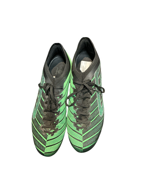 Vist Large View of Product Image Which is Used Umbro Soccer Cleats Green Senior 10.5