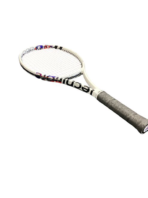 Vist Large View of Product Image Which is Used Tecnifibre TF40 305 Adult Tennis Racquet White 4 3/8"