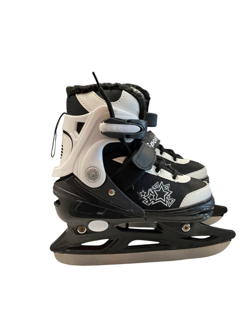 Vist Large View of Product Image Which is Used XINO SPORTS ADJ Y13-J03 Girls Softboot Skate Black And White Adjustable