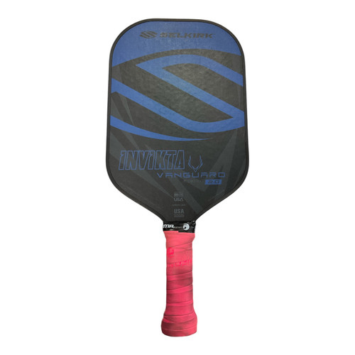 Vist Large View of Product Image Which is Used Selkirk INVIKTA VANGUARD 2.0 Pickleball Racquet Black