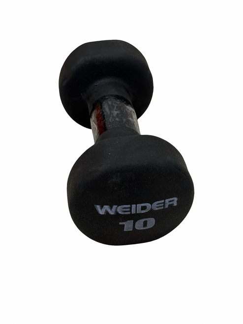 Vist Large View of Product Image Which is Used Weider Neoprene Dumbbell (Each) 10 lb