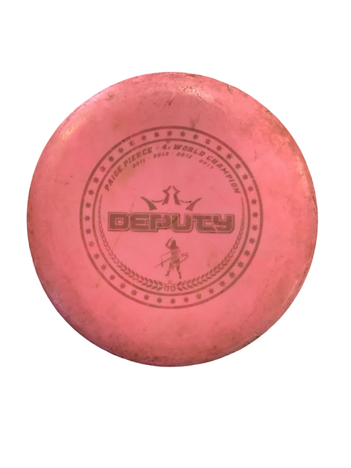 Vist Large View of Product Image Which is Used Dynamic Discs CLASSIC DEPUTY Disc Golf Putter Pink