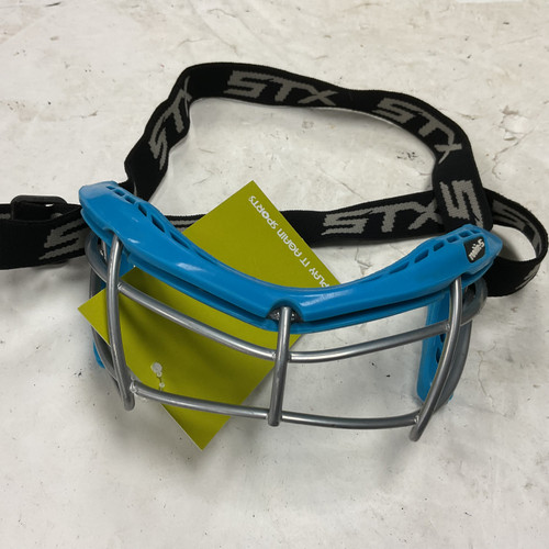 Vist Large View of Product Image Which is Used STX ROOKIE-S Lacrosse Goggles Royal Blue Youth