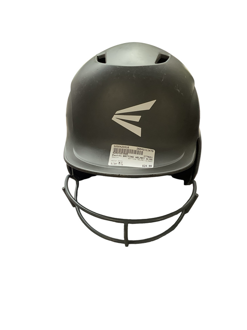 Vist Large View of Product Image Which is Used Easton BATTING HELMET W/MASK Batting Helmet w/Mask Grey M/L