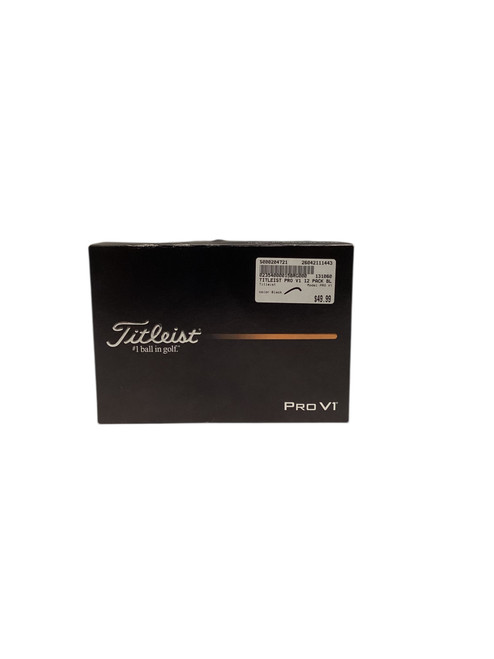 Vist Large View of Product Image Which is Used Titleist PRO V1 12 Pack - Golf Balls Black