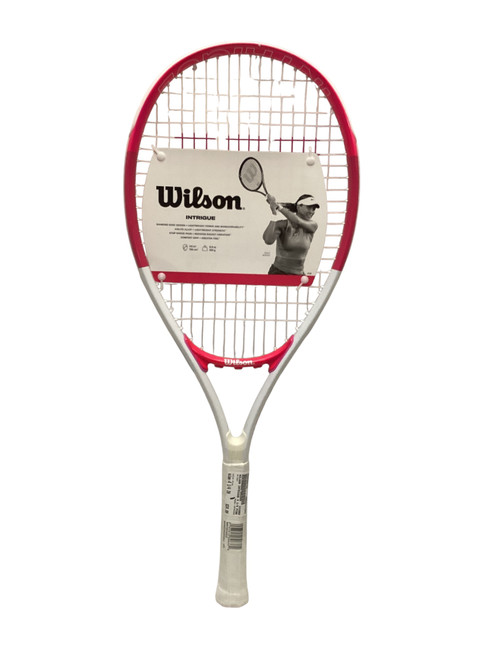 Vist Large View of Product Image Which is Used Wilson INTRIGUE Womens Tennis Racquet Pink 4 1/4"