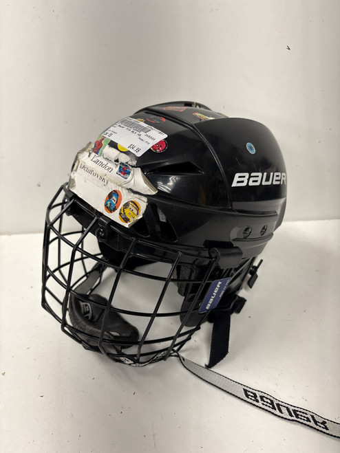 Vist Large View of Product Image Which is Used Bauer M10 Helmet Cage Combo Black XS