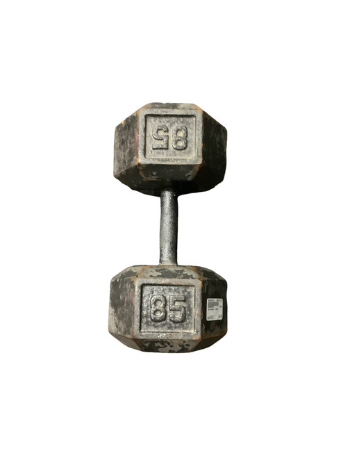 Vist Large View of Product Image Which is Used Hex Dumbbell (Each) 85 lb
